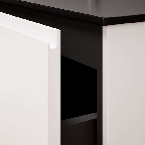 Alba – Double Corian® Basin Unit with 4 Drawers - ROVALUX