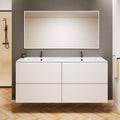  White lacquered wood