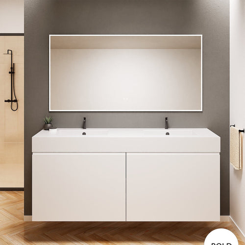 Alba – Double Corian® Basin Unit with 4 Drawers - ROVALUX