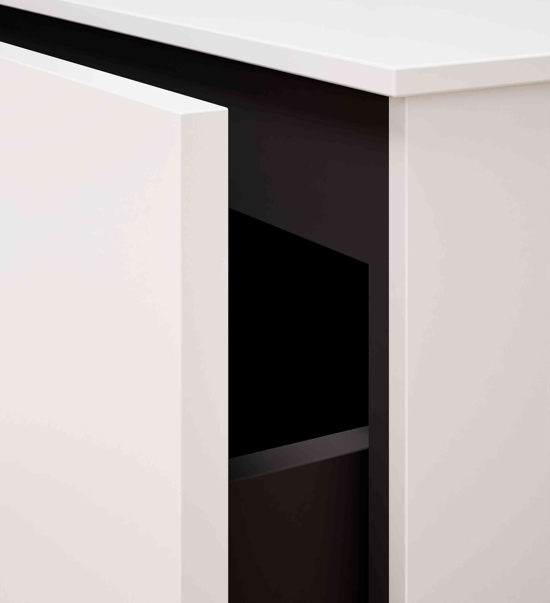 Alba – Double Corian® Basin Unit with 4 Drawers - ROVALUX