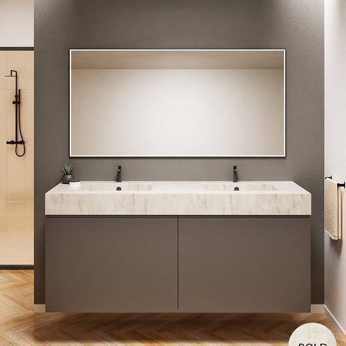 Alba – Double Corian® Basin Unit with 4 Drawers - ROVALUX