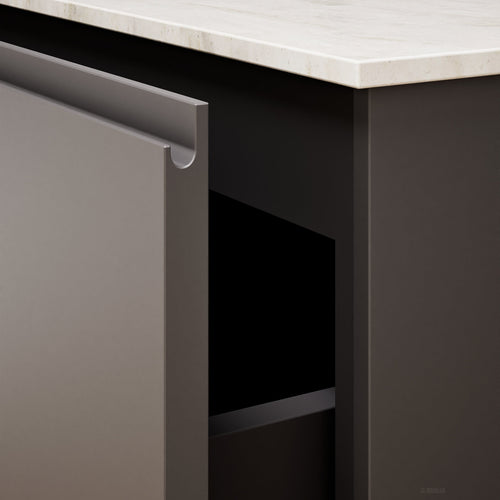 Alba – Double Corian® Basin Unit with 4 Drawers - ROVALUX