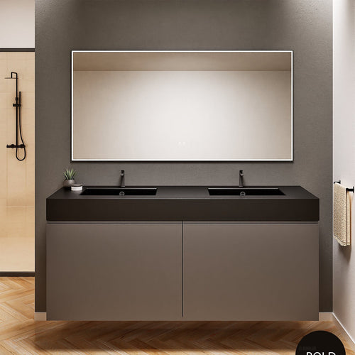 Alba – Double Corian® Basin Unit with 4 Drawers - ROVALUX