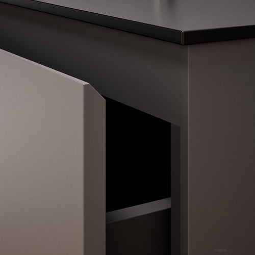Alba – Double Corian® Basin Unit with 4 Drawers - ROVALUX