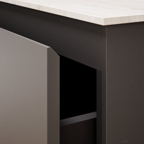 Alba – Double Corian® Basin Unit with 4 Drawers - ROVALUX