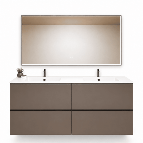 Alba – Double Corian® Basin Unit with 4 Drawers - ROVALUX