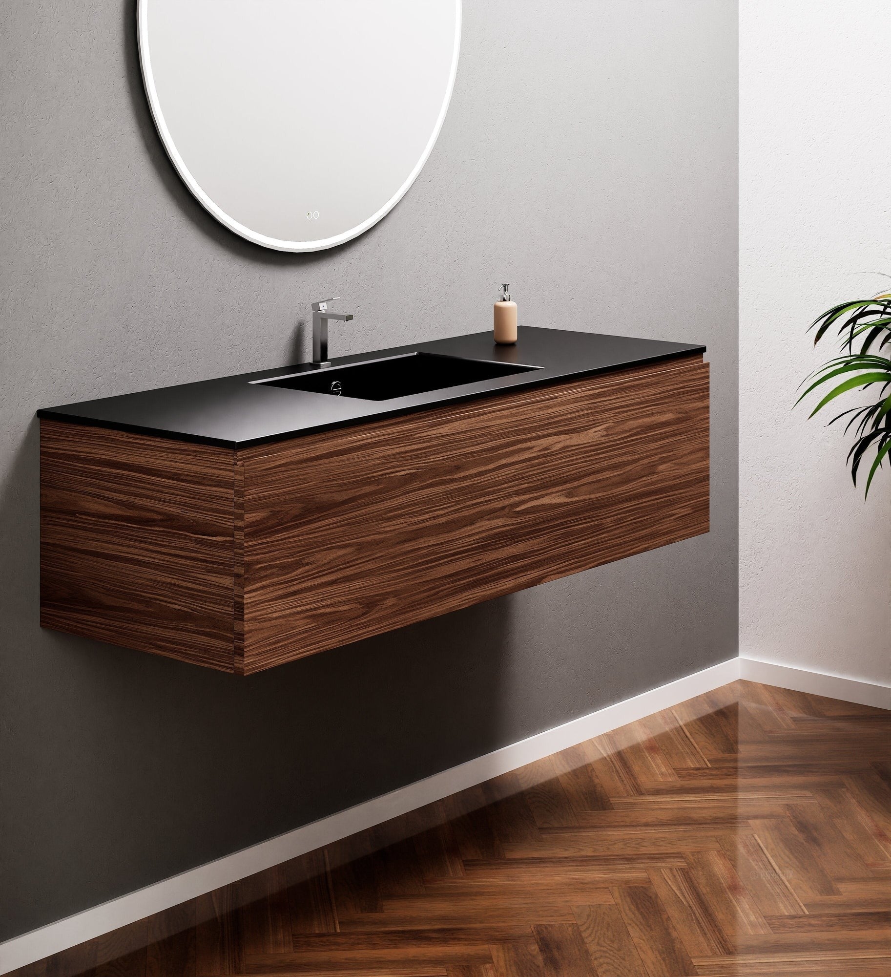 Aurora – Corian® Basin Unit with 1 Drawer - ROVALUX