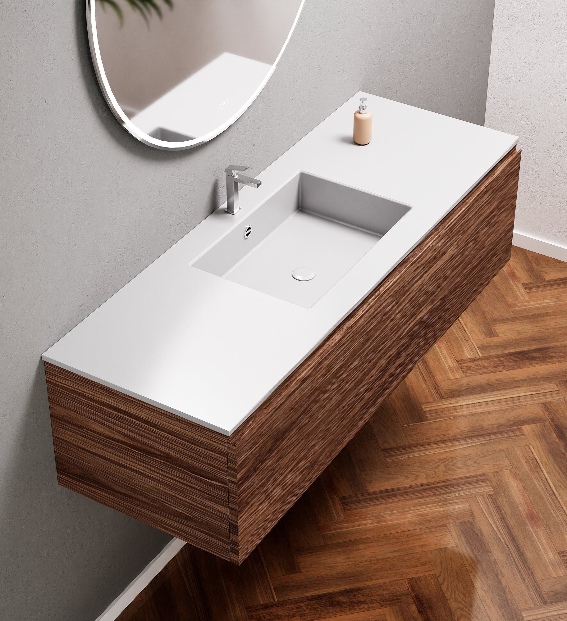 Aurora – Corian® Basin Unit with 1 Drawer - ROVALUX