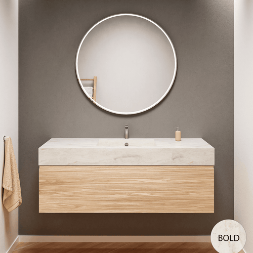 Aurora – Corian® Basin Unit with 1 Drawer - ROVALUX