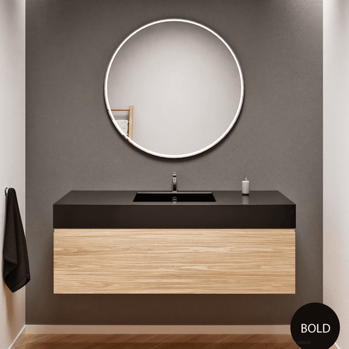 Aurora – Corian® Basin Unit with 1 Drawer - ROVALUX