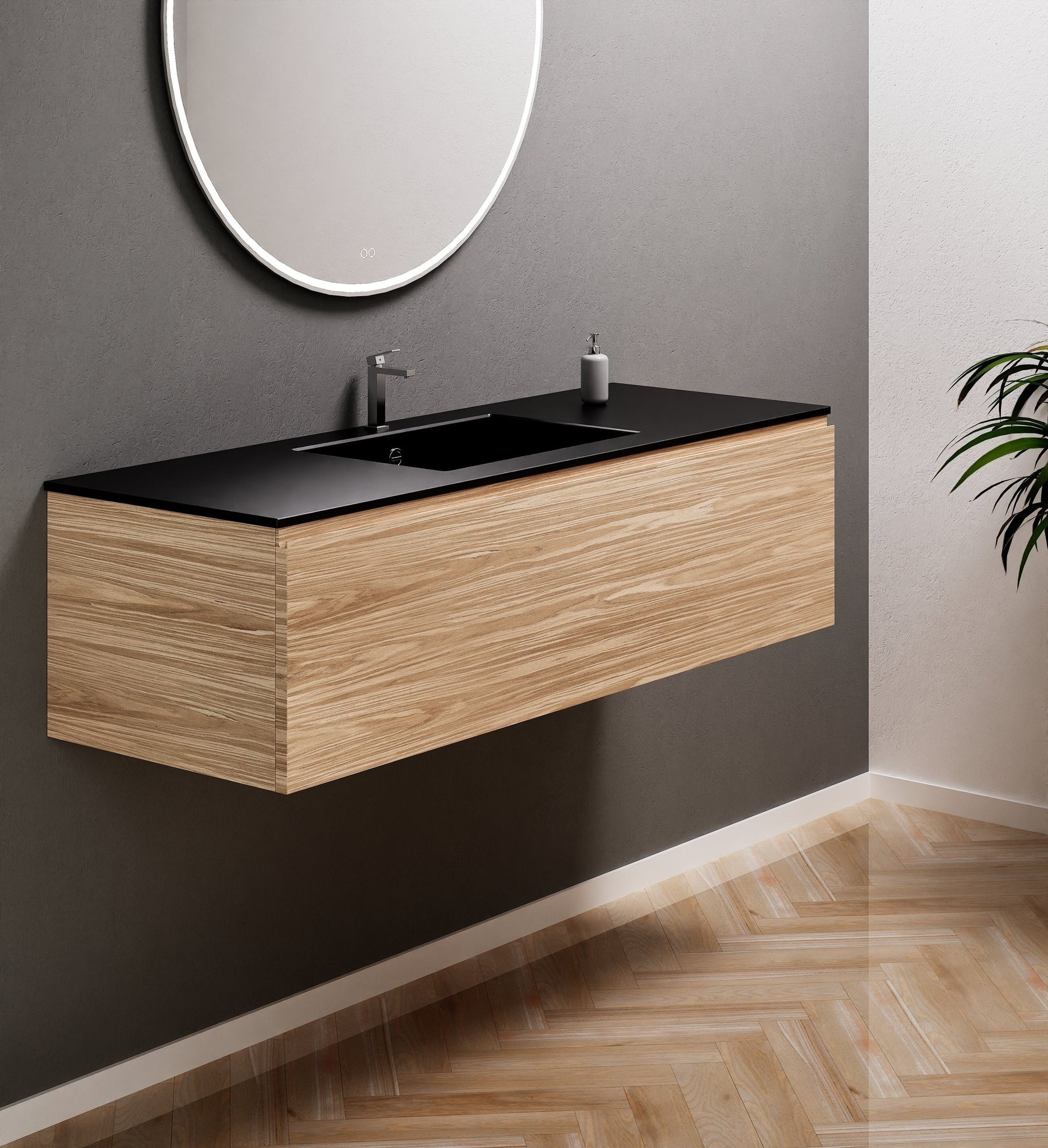 Aurora – Corian® Basin Unit with 1 Drawer - ROVALUX