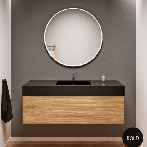 Aurora – Corian® Basin Unit with 1 Drawer - ROVALUX