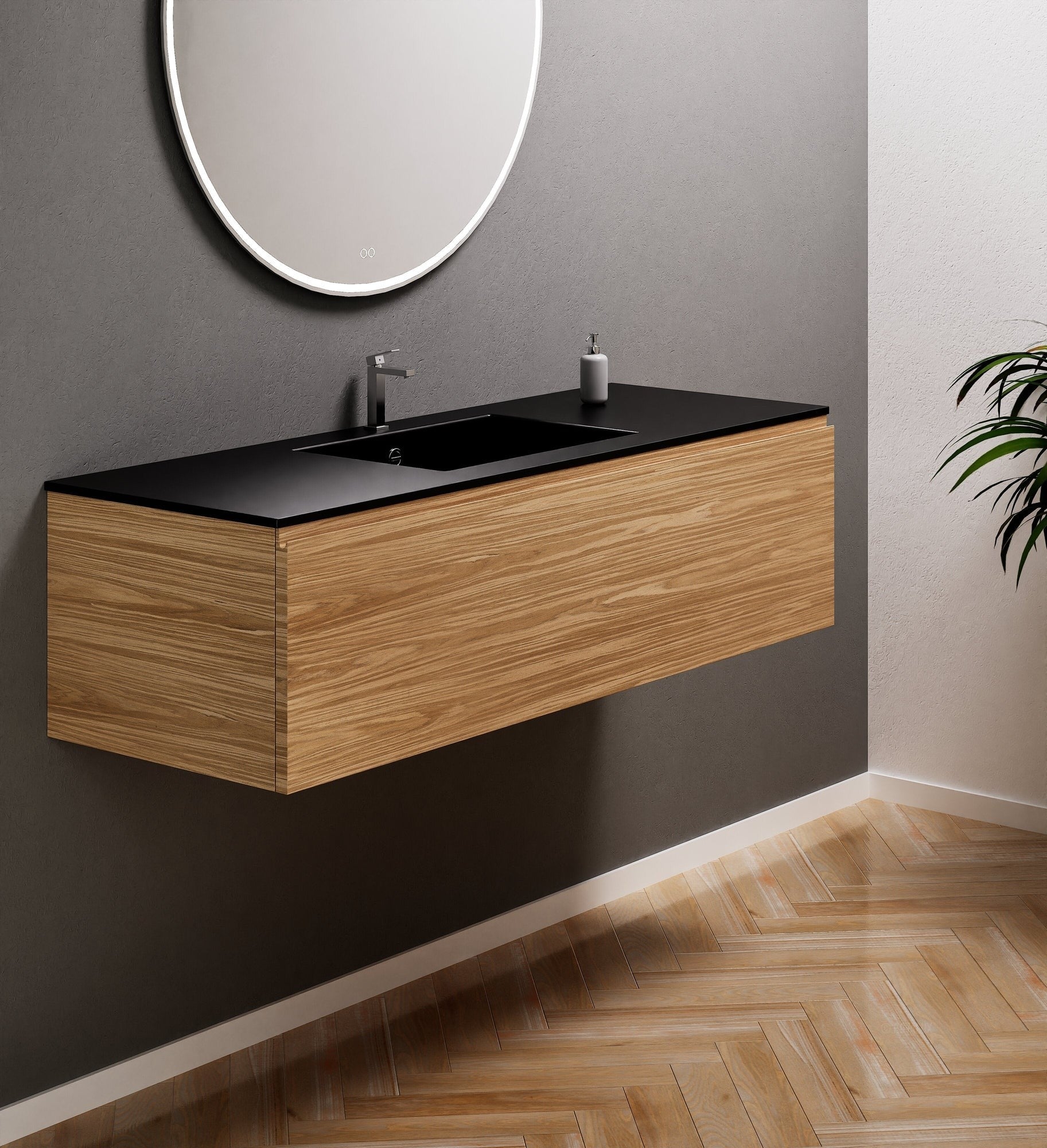 Aurora – Corian® Basin Unit with 1 Drawer - ROVALUX