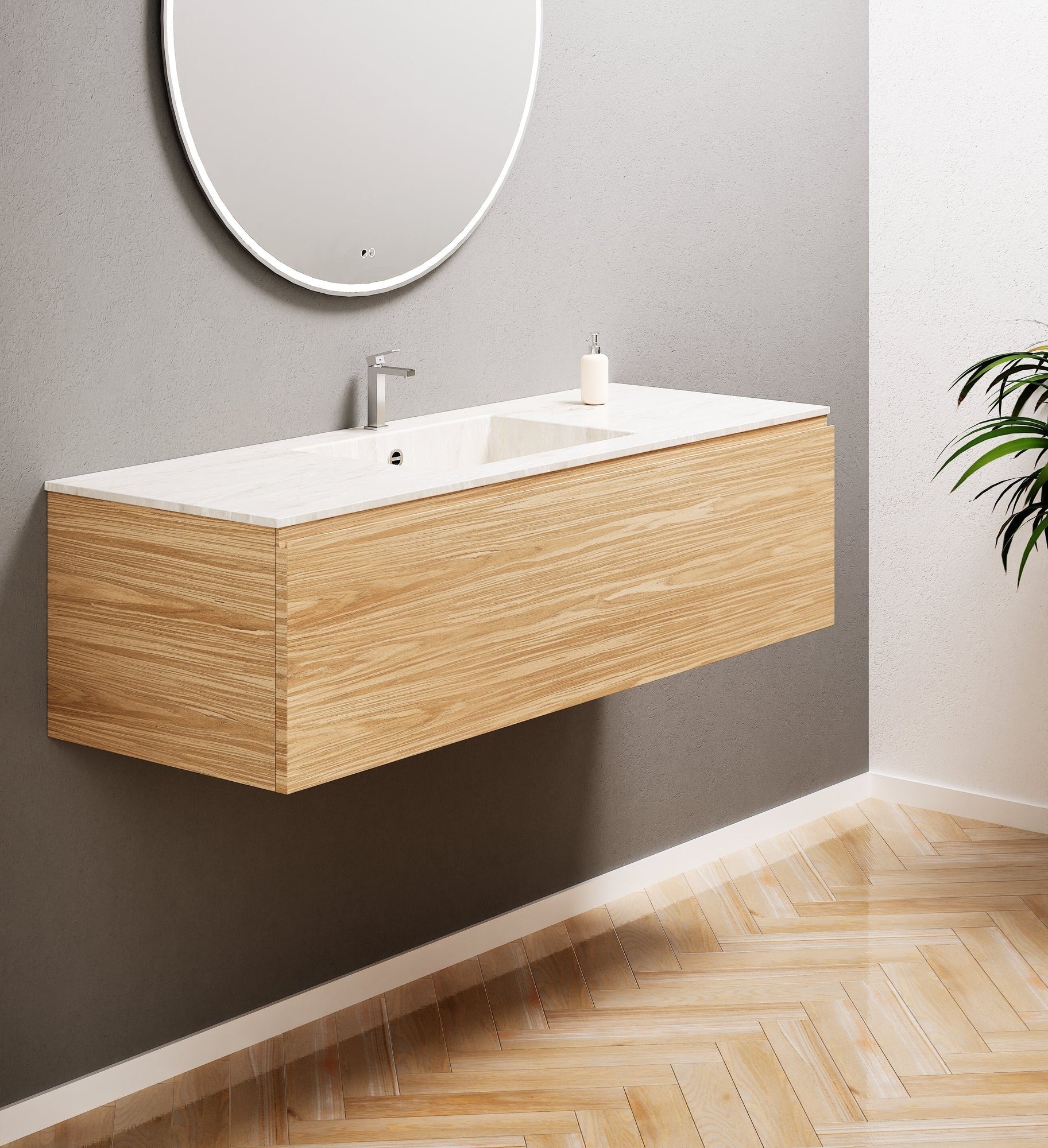Aurora – Corian® Basin Unit with 1 Drawer - ROVALUX
