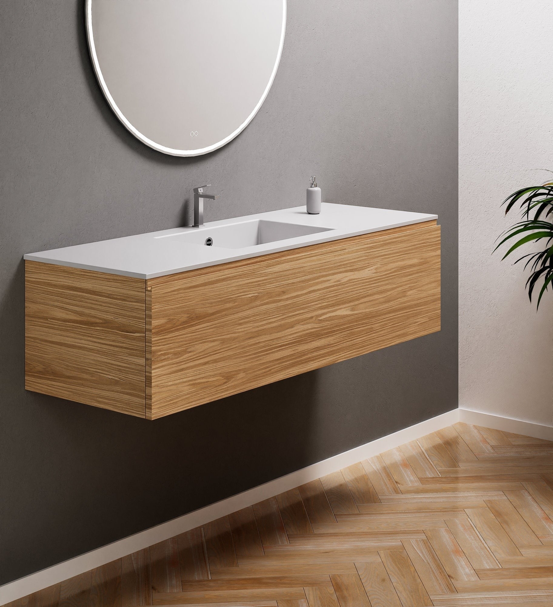 Aurora – Corian® Basin Unit with 1 Drawer - ROVALUX