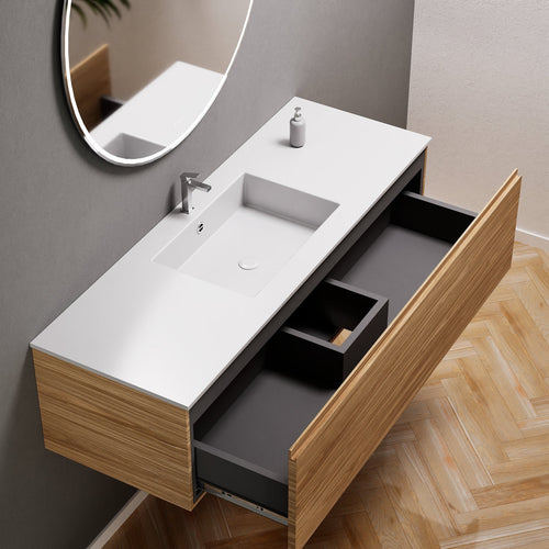 Aurora – Corian® Basin Unit with 1 Drawer - ROVALUX