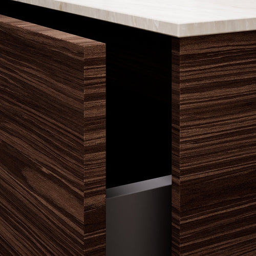 Aurora Frame – Corian® Basin with 1 Drawer Vanity - ROVALUX