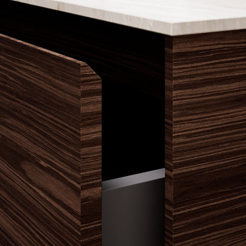 Aurora Frame – Corian® Basin with 1 Drawer Vanity - ROVALUX