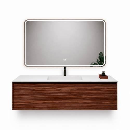Aurora Frame – Corian® Basin with 1 Drawer Vanity - ROVALUX