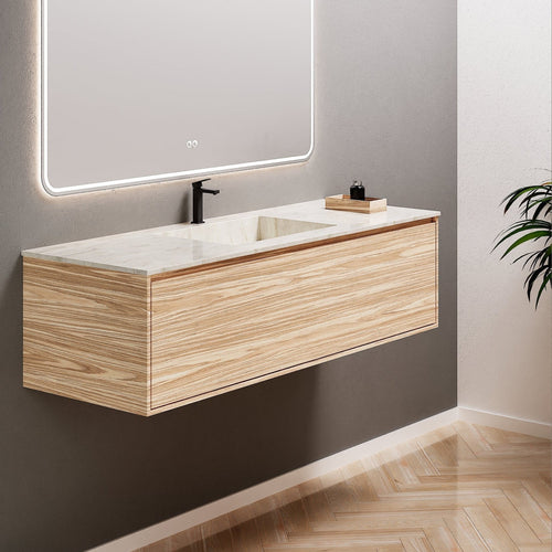 Aurora Frame – Corian® Basin with 1 Drawer Vanity - ROVALUX