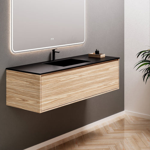 Aurora Frame – Corian® Basin with 1 Drawer Vanity - ROVALUX