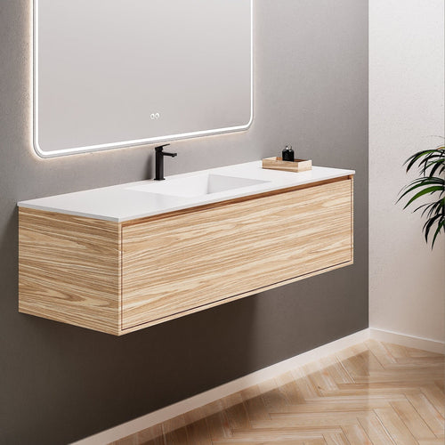 Aurora Frame – Corian® Basin with 1 Drawer Vanity - ROVALUX
