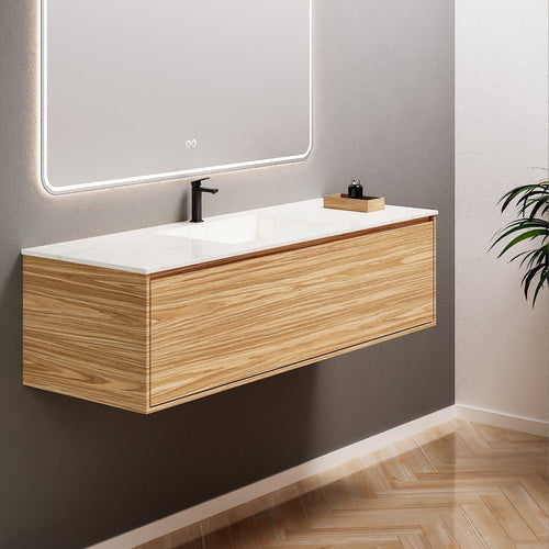 Aurora Frame – Corian® Basin with 1 Drawer Vanity - ROVALUX