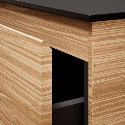 Aurora – Corian® Basin Unit with 1 Drawer and Side Shelf - ROVALUX