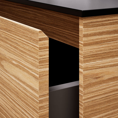 Aurora Frame – Corian® Basin with 1 Drawer and Side Shelf - ROVALUX