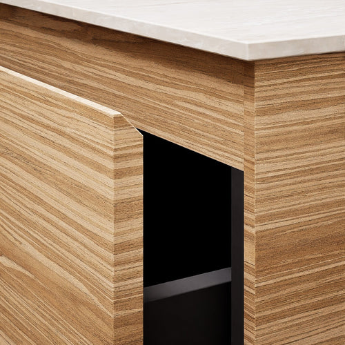 Aurora – Corian® Basin Unit with 2 Drawers and Feet-Standing Vanity - ROVALUX