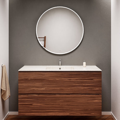 Aurora – Corian® Basin Unit with 2 Stacked Drawers - ROVALUX