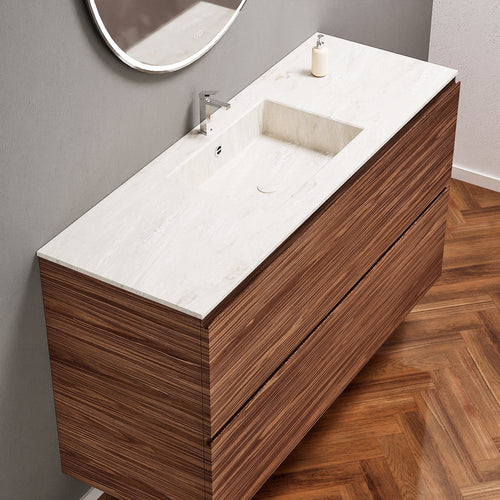 Aurora – Corian® Basin Unit with 2 Stacked Drawers - ROVALUX