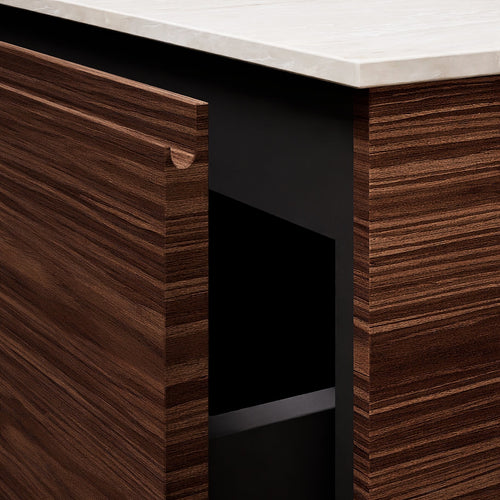 Aurora – Corian® Basin Unit with 2 Stacked Drawers - ROVALUX