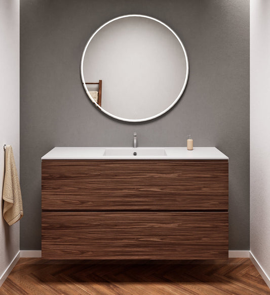 Aurora – Corian® Basin Unit with 2 Stacked Drawers - ROVALUX