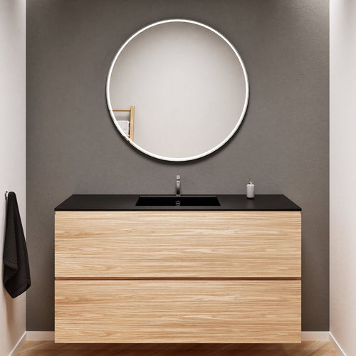 Aurora – Corian® Basin Unit with 2 Stacked Drawers - ROVALUX