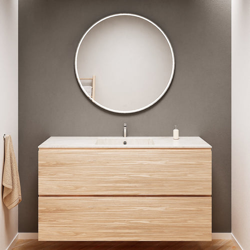 Aurora – Corian® Basin Unit with 2 Stacked Drawers - ROVALUX