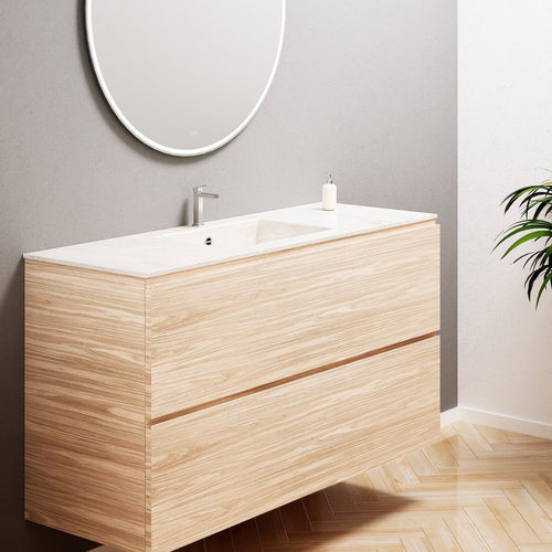 Aurora – Corian® Basin Unit with 2 Stacked Drawers - ROVALUX