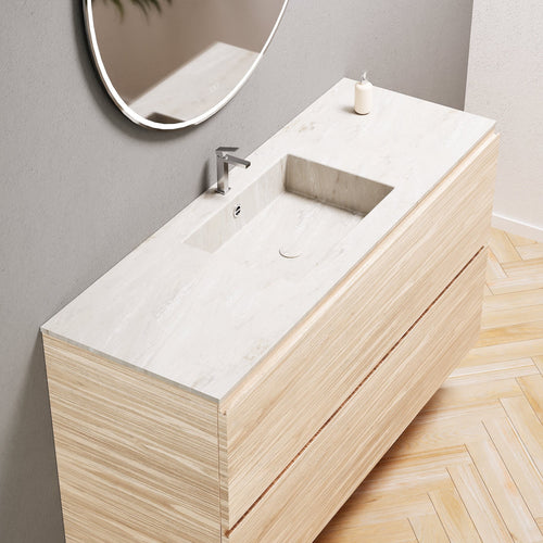 Aurora – Corian® Basin Unit with 2 Stacked Drawers - ROVALUX
