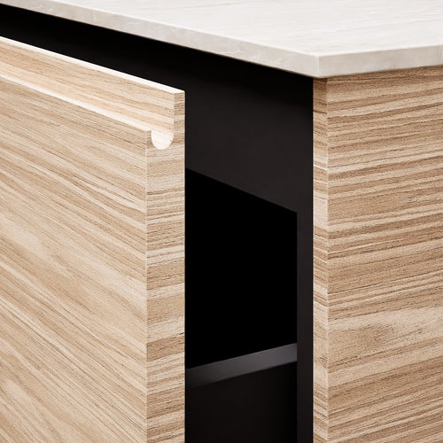 Aurora – Corian® Basin Unit with 2 Stacked Drawers - ROVALUX
