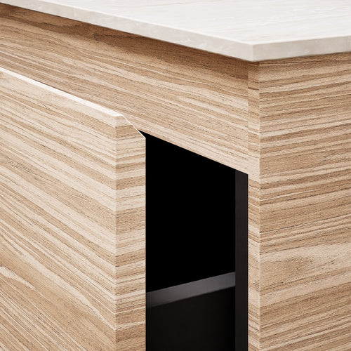 Aurora – Corian® Basin Unit with 2 Stacked Drawers - ROVALUX