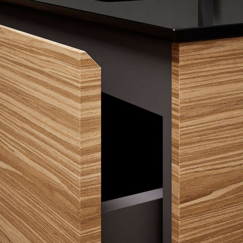 Aurora – Corian® Basin Unit with 2 Stacked Drawers - ROVALUX