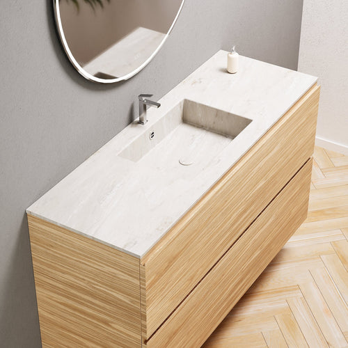 Aurora – Corian® Basin Unit with 2 Stacked Drawers - ROVALUX