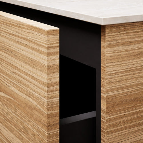 Aurora – Corian® Basin Unit with 2 Stacked Drawers - ROVALUX