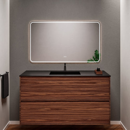Aurora Frame – Corian® Basin with 2 Stacked Drawers - ROVALUX