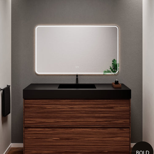 Aurora Frame – Corian® Basin with 2 Stacked Drawers - ROVALUX