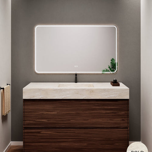 Aurora Frame – Corian® Basin with 2 Stacked Drawers - ROVALUX