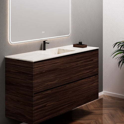 Aurora Frame – Corian® Basin with 2 Stacked Drawers - ROVALUX