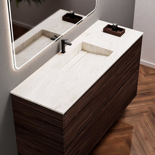 Aurora Frame – Corian® Basin with 2 Stacked Drawers - ROVALUX