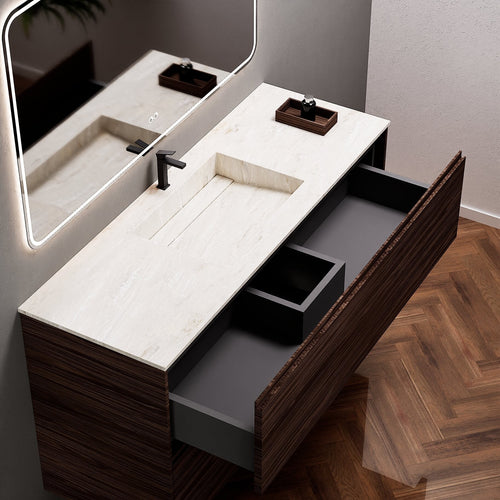 Aurora Frame – Corian® Basin with 2 Stacked Drawers - ROVALUX