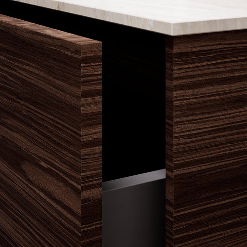 Aurora Frame – Corian® Basin with 2 Stacked Drawers - ROVALUX